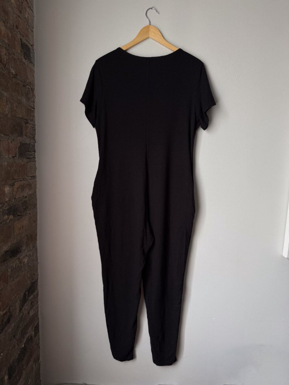 Smash + Tess Sunday Romper Black V-Neck Short Sleeve Size Small - Picture 3 of 16